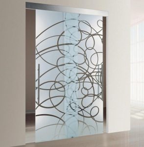 Porte da interno in vetro Casali Aura
