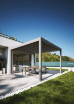 BT Group Pergoexe: pergola bioclimatica in alluminio dal design innovativo