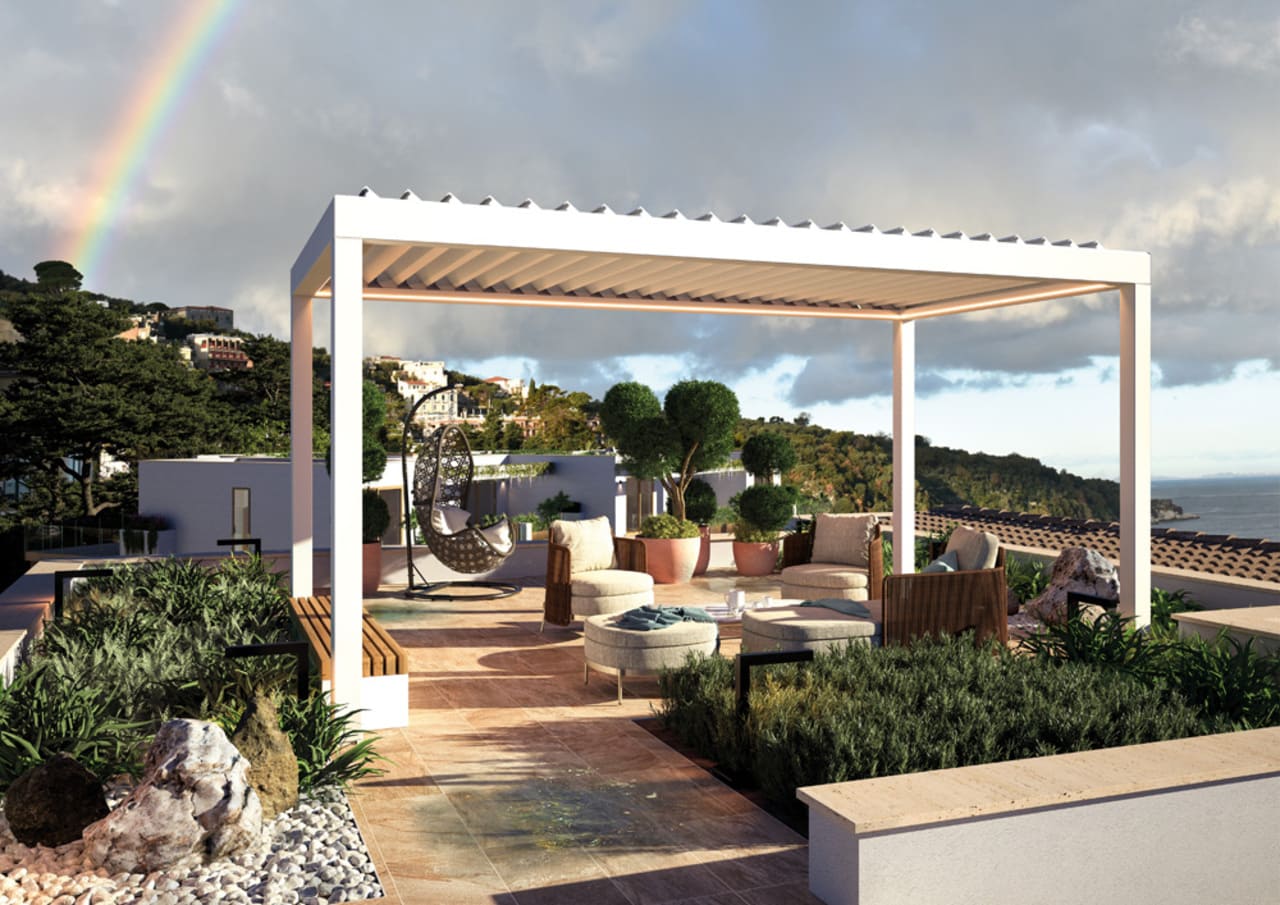 BT Group R620 Pergoklima BT Group R620 Pergoklima: pergola bioclimatica in alluminio